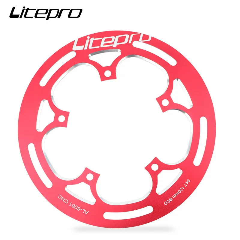 Liteproelite Bicycle Chainwheel Protector 52T 53T 54T Chainwheel Guard Plate For 130BCD Crank Sprocket