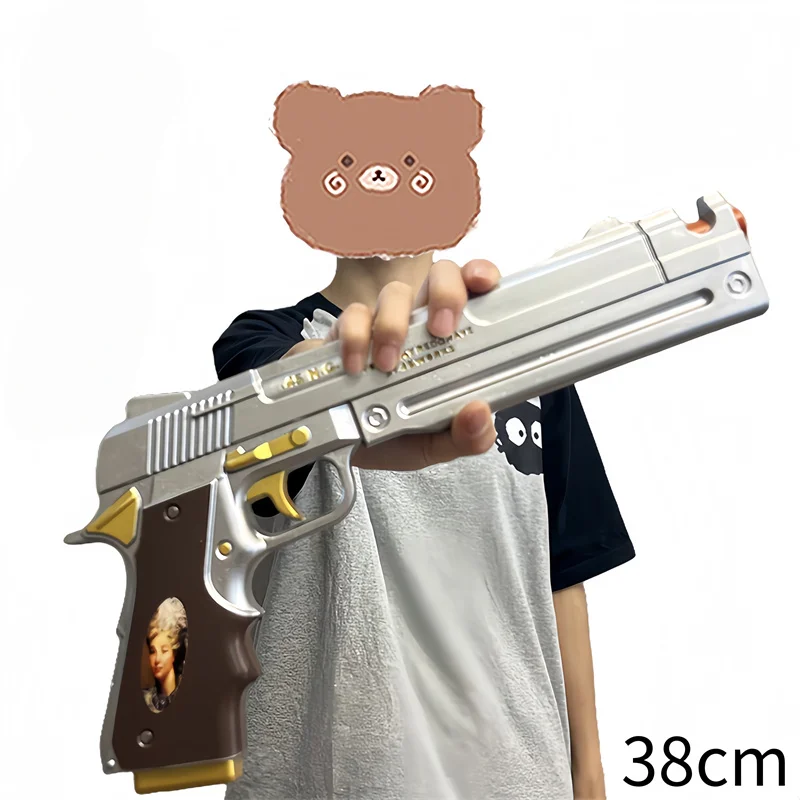 

Модель пистолета без выстрела DMC, пистолеты из черного дерева цвета, реквизит, оружие, косплей, безопасность, искусственная резина, подарки на Хэллоуин