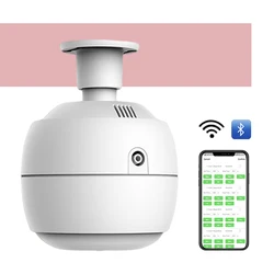 VTS 천장 설치 벽 마운트 호텔 로비 전기 향기 기계 디퓨저 커버 500 CBM 250 ML APP 제어 WIFI 또는 Bluetoo