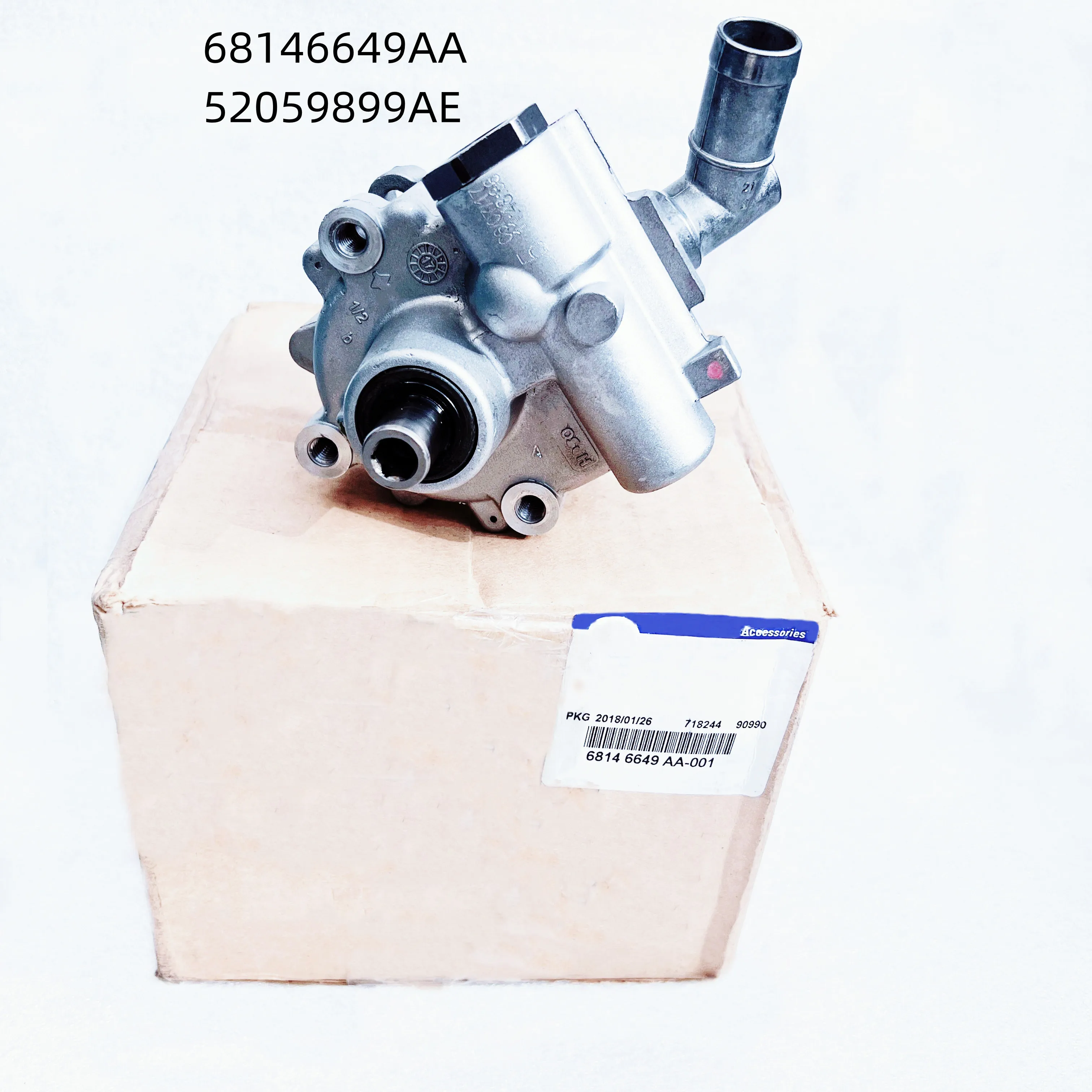 

Original Power Steering Pump, 68146649AA, 52059899AE,Ssuitable For: 3.8L, Wrangler JK, 2007-2011
