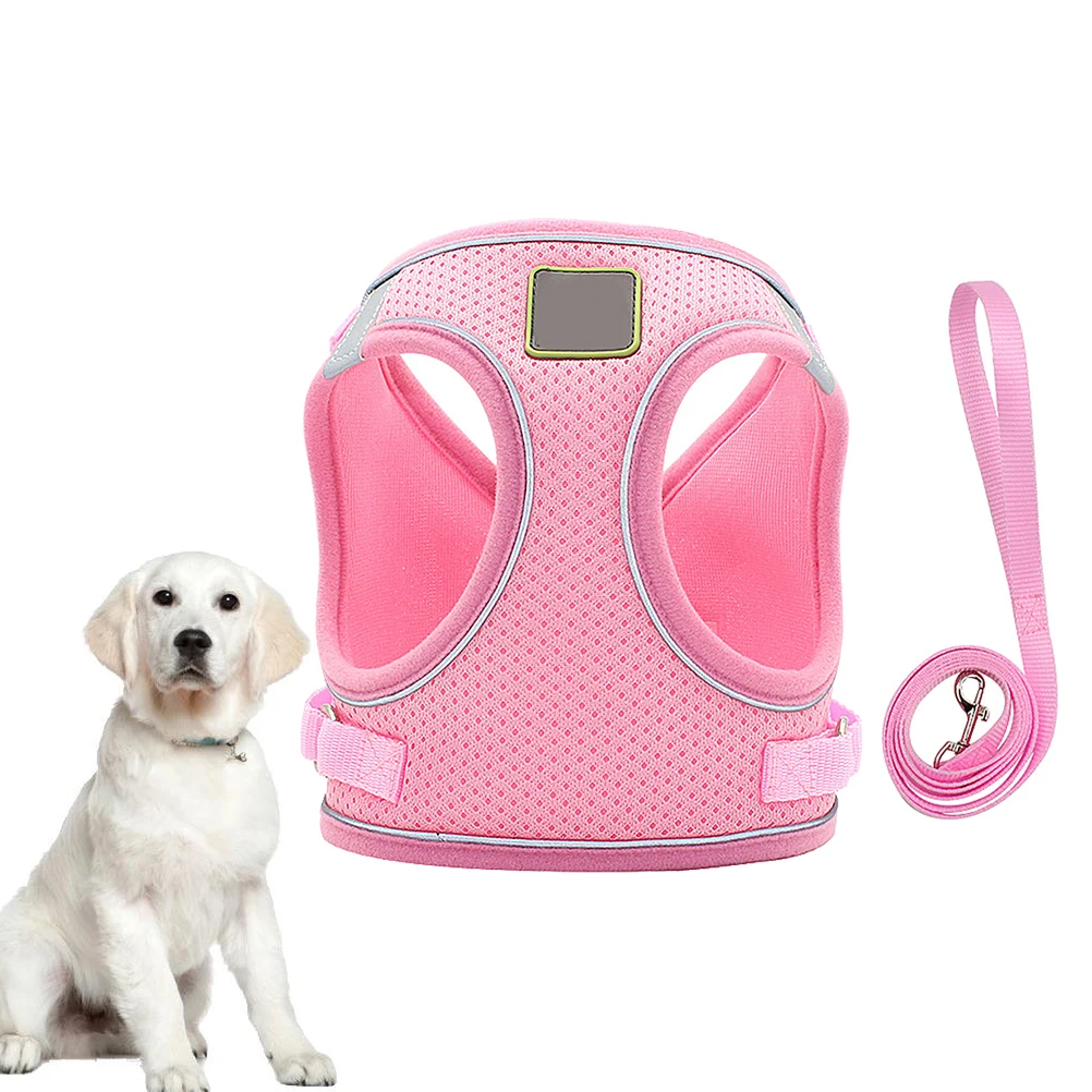 

Chest Strap Dog Leash Training Harness Puppy Vests for Small Dogs Pet Reflective
