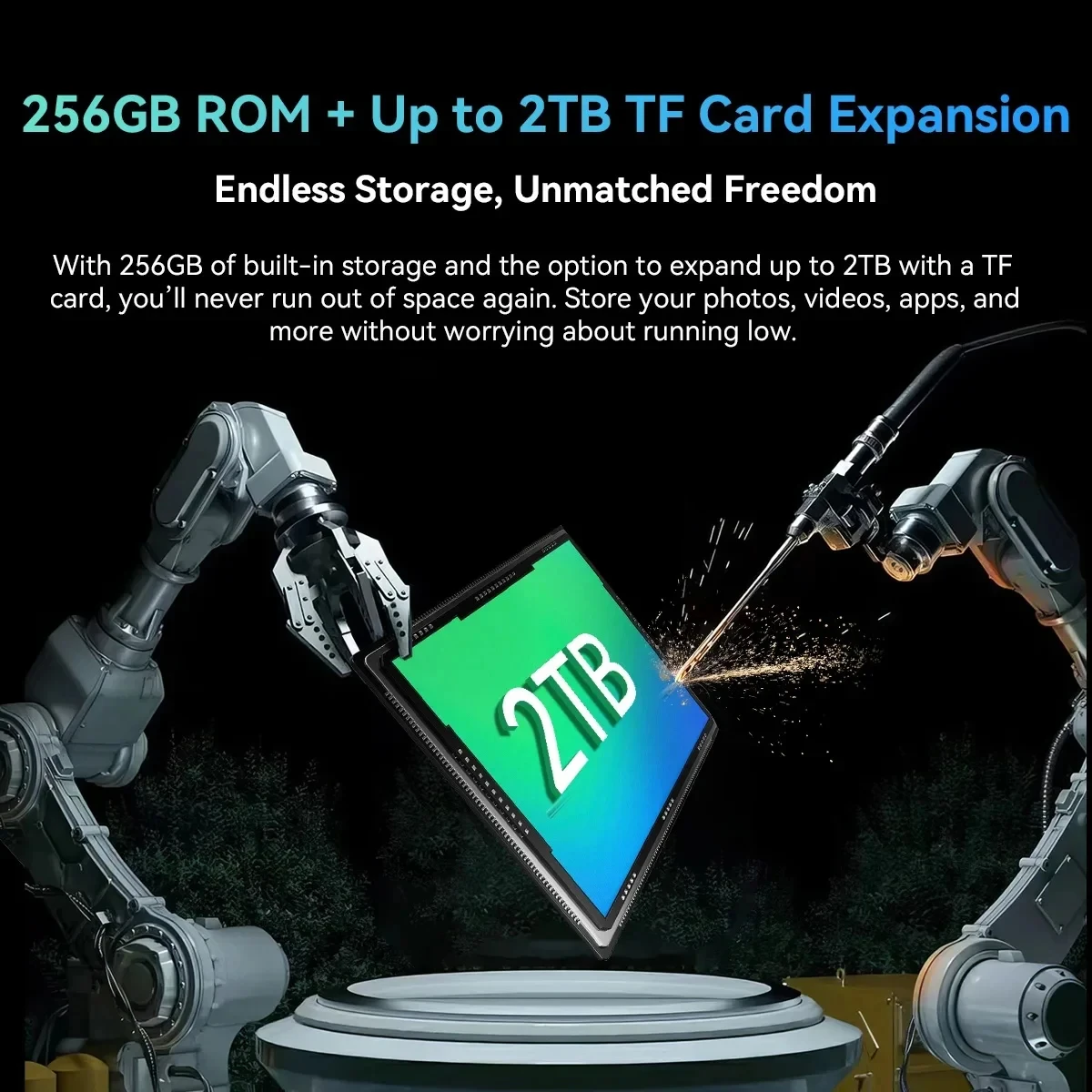 Blackview Tablet 12.1Inch 2.5K 90Hz Display 12GB 256GB 8800mAh Tablets PC Android 15  33W Fast Charging 50MP MEGA 3 Smart Pad