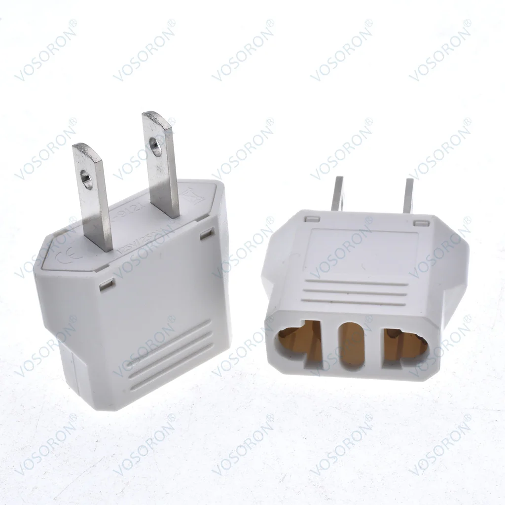 China CN Japan US Plug Power Adapter European EU To US American Travel Adapter Electrical Plug Sockets AC Converter Outlet