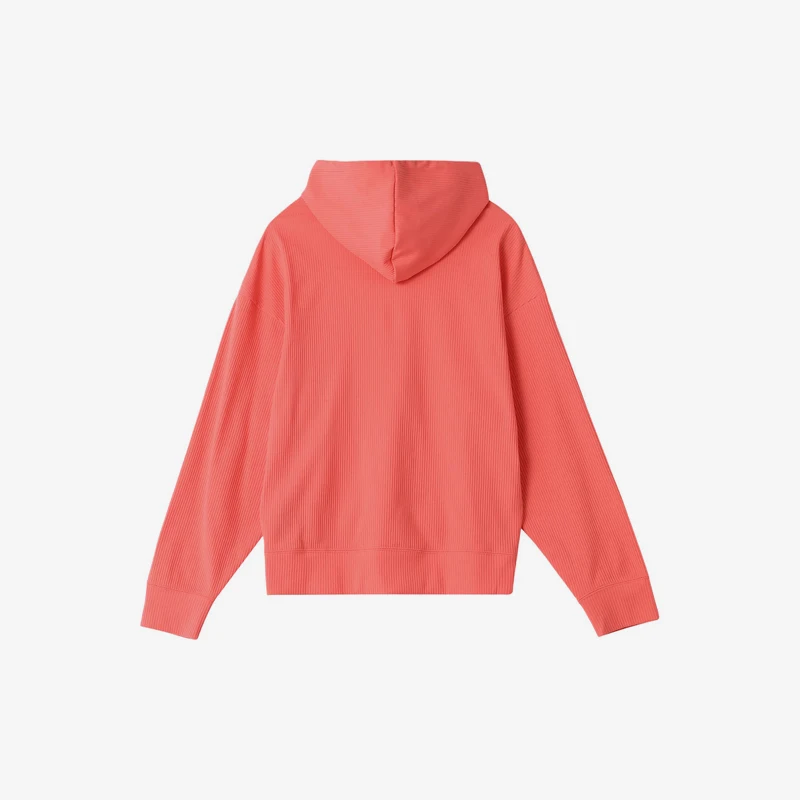 Puma genuine women's coral powder hooded pocket keeps warm, simple and loose hoodie 690216-24