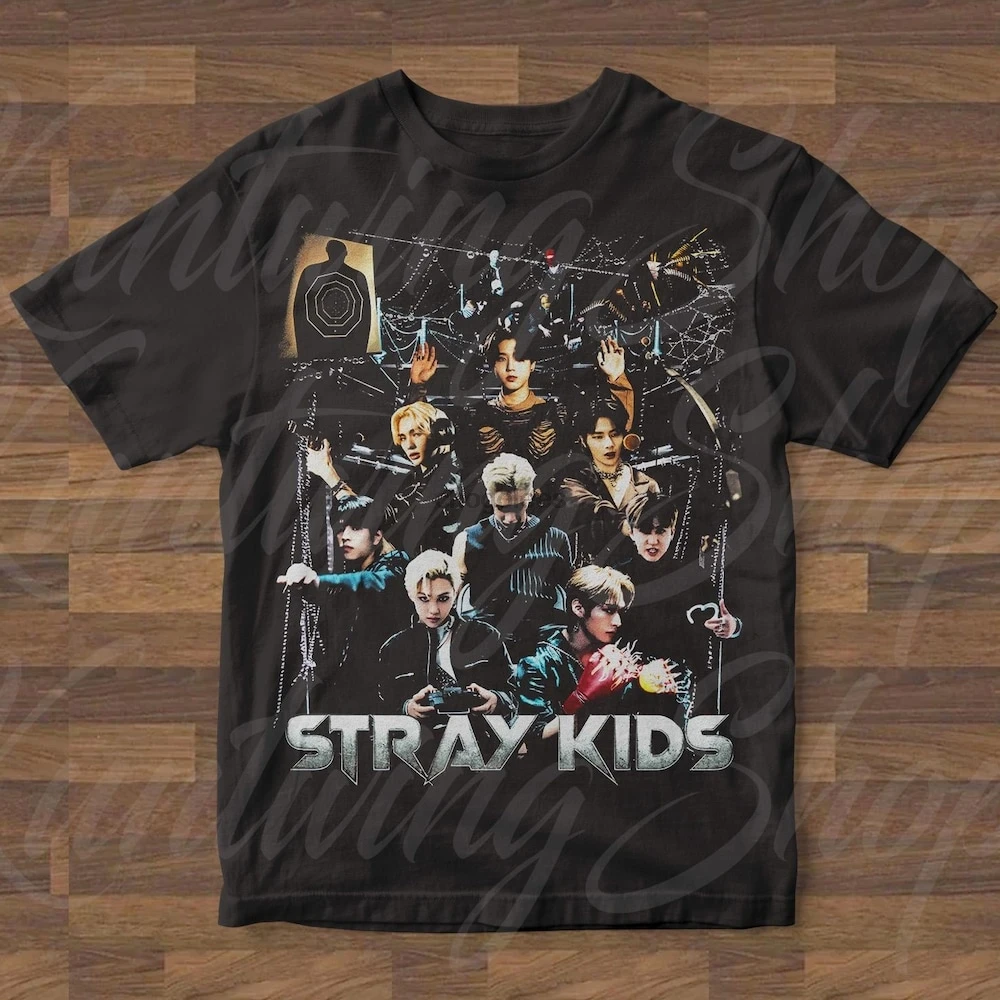 Unisex Straykids Kpop Boy Band Group Fan Shirt - Gift For Women and Man Unisex T-Shirt