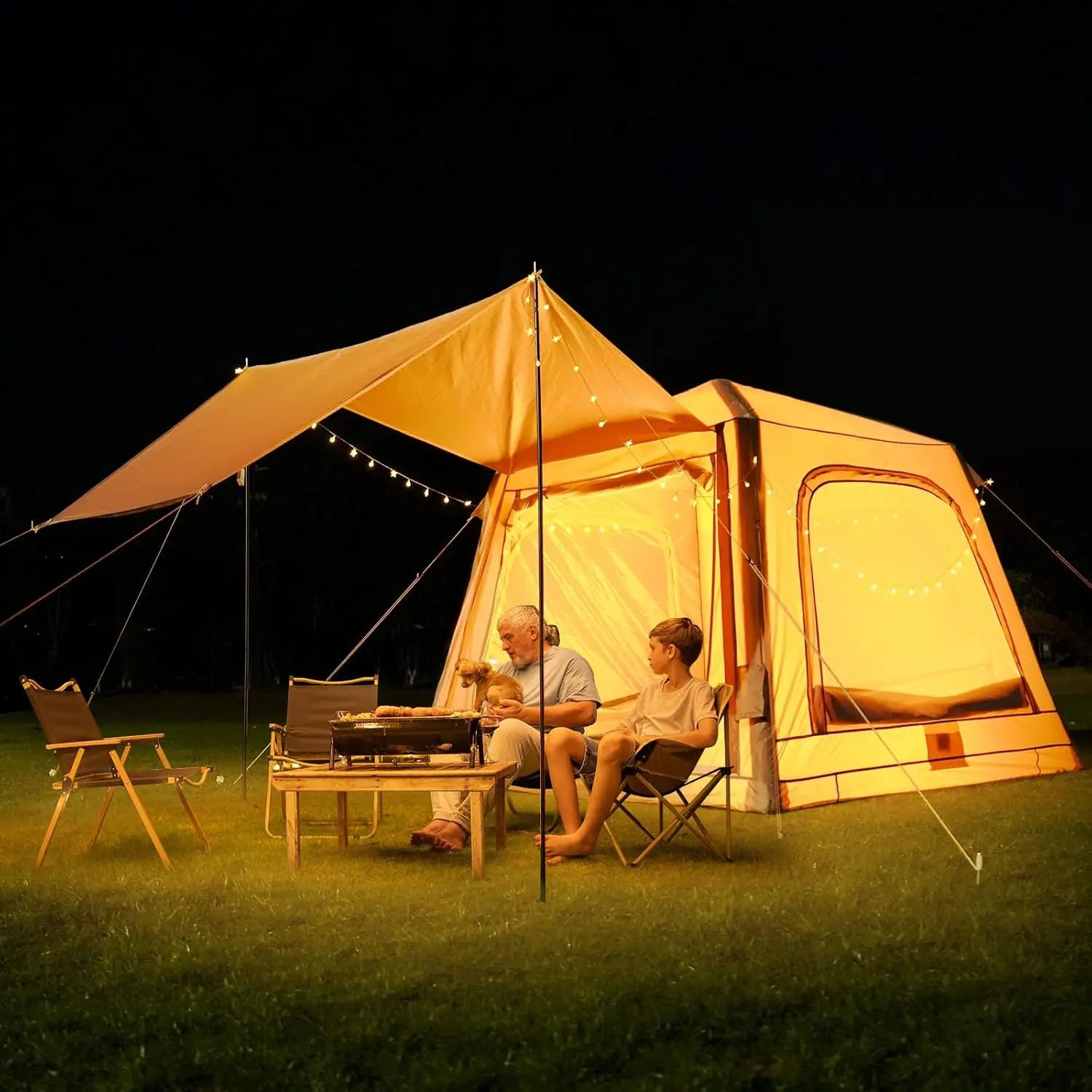 China Supplier Outdoor Camping Inflatable Air Camping Winter Tent Waterproof