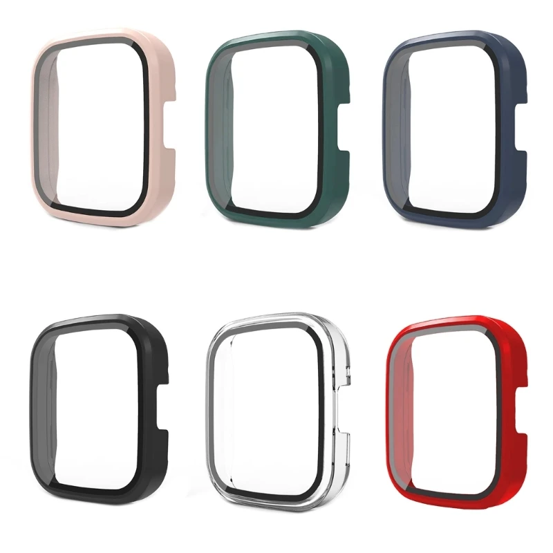 Redmi Watch 3 用保護ケース 強化ガラス + スマートウォッチ用 PC カバー