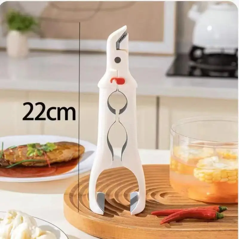 Single PC Anti-Burn Silicone Clip; Kitchen Gadget for Handling Hot Pots, Dishes; Easy-To-Use; Pot Lifter Accessory view 6