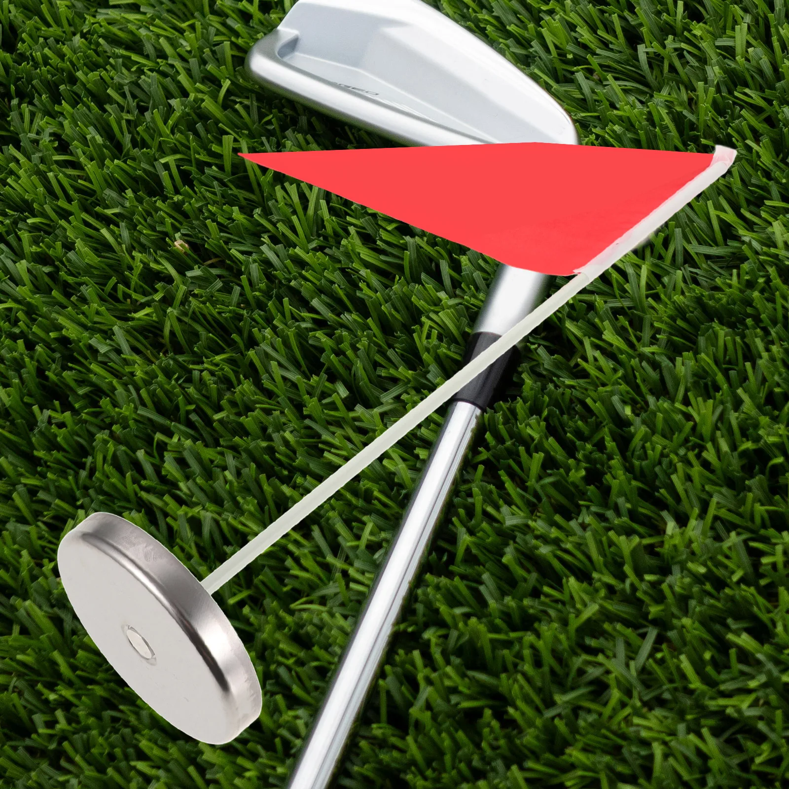 

Golf Hole Cup Red Flag 1 5cmx10cm Stainless Steel Practice Putting Cup Golf Training Accessories Golfer Supplies