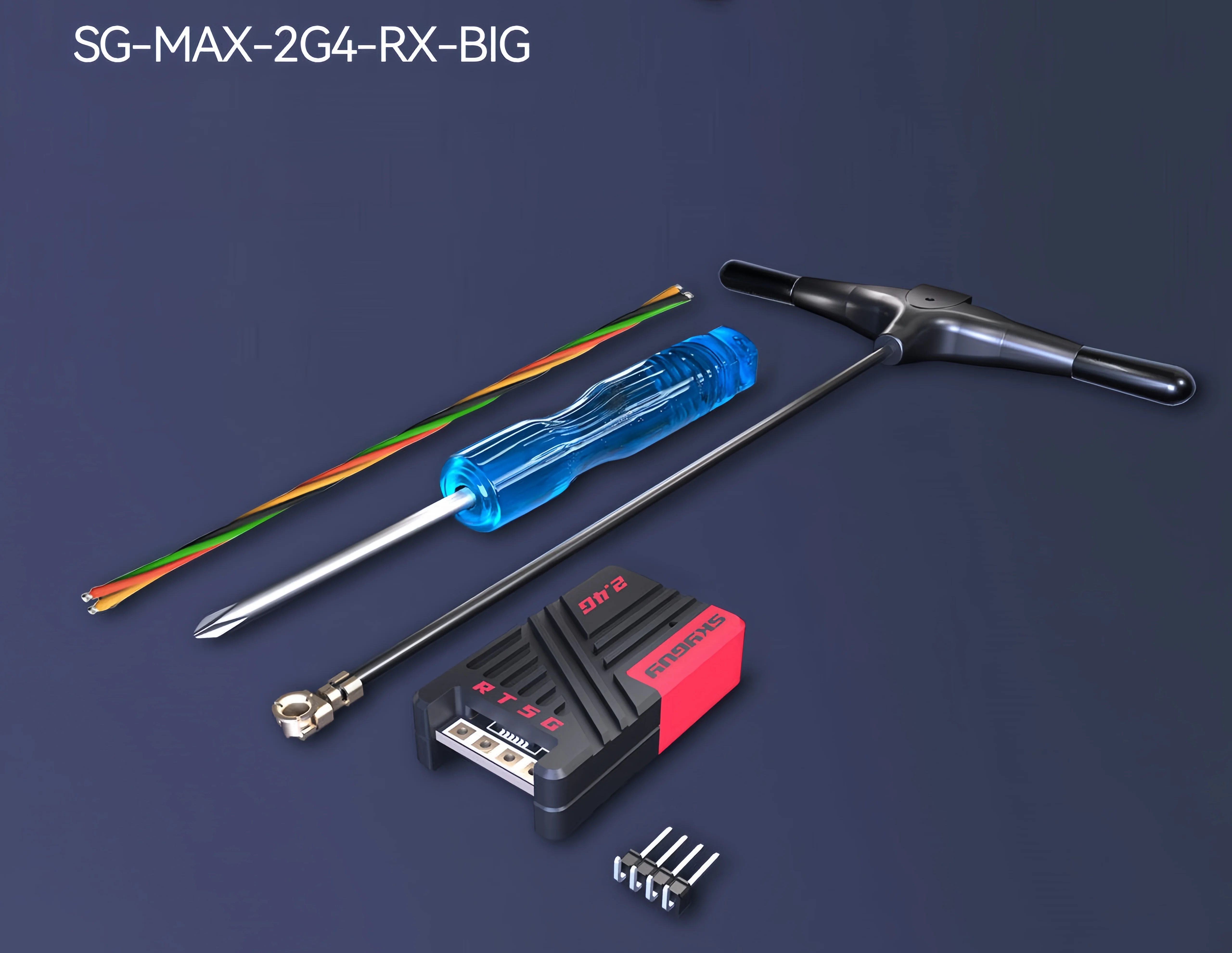 SkyGuy Max 2.4G ExpressLRS ELRS Receiver 1000mW High Power Telemetry Long Range Receiver