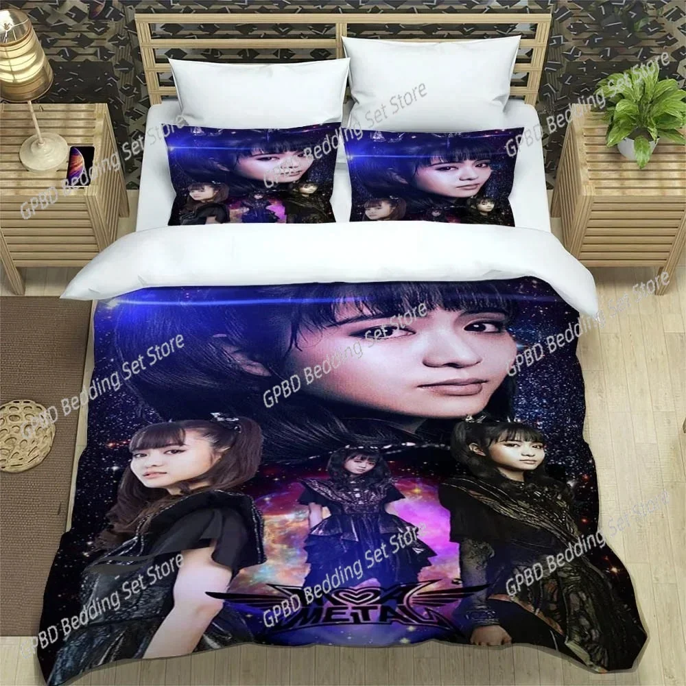 

Music Band BABYMETAL 3D NEW Duvet Cover Pillowcase Bedding Set Adult Boy Girl Bedroom Decoration Children Single Double Large