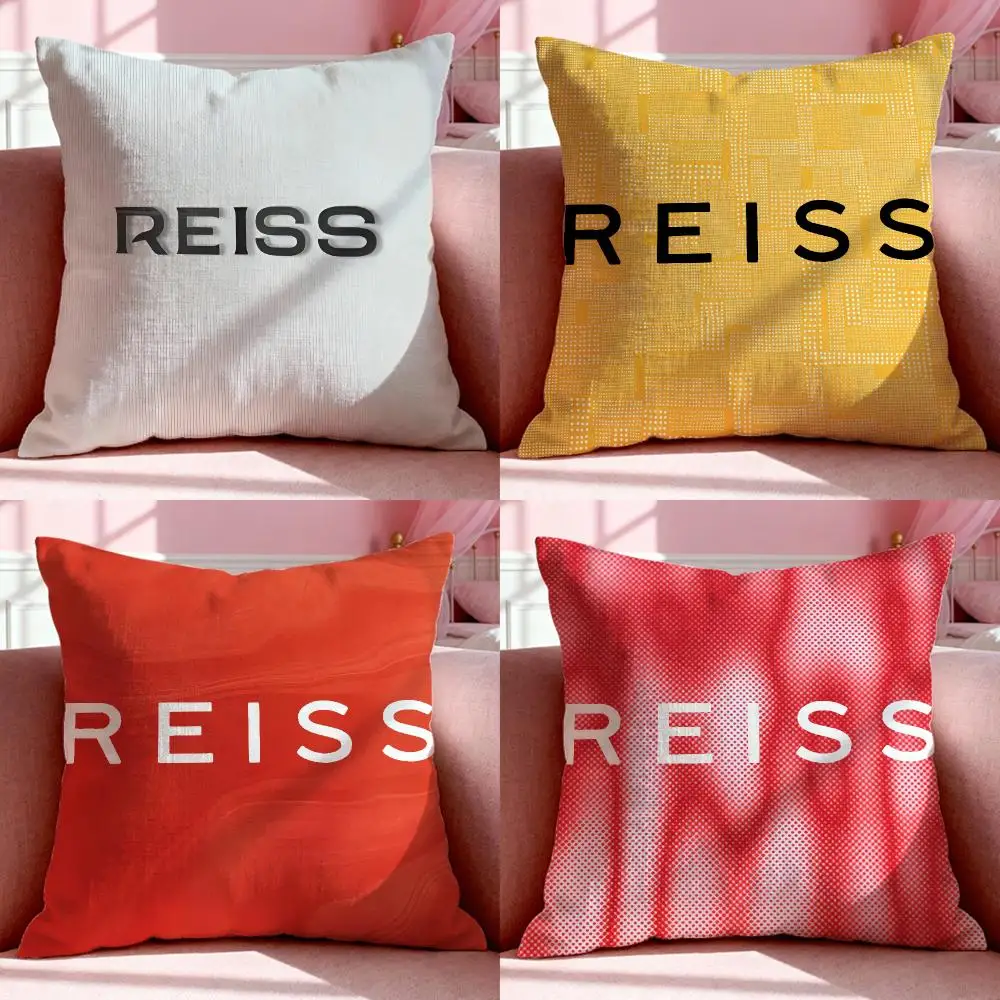 Famous Brand Reiss Cushion Cover Short Plush Breathable Pillowcase Odorless Invisible Zipper Washable Removable