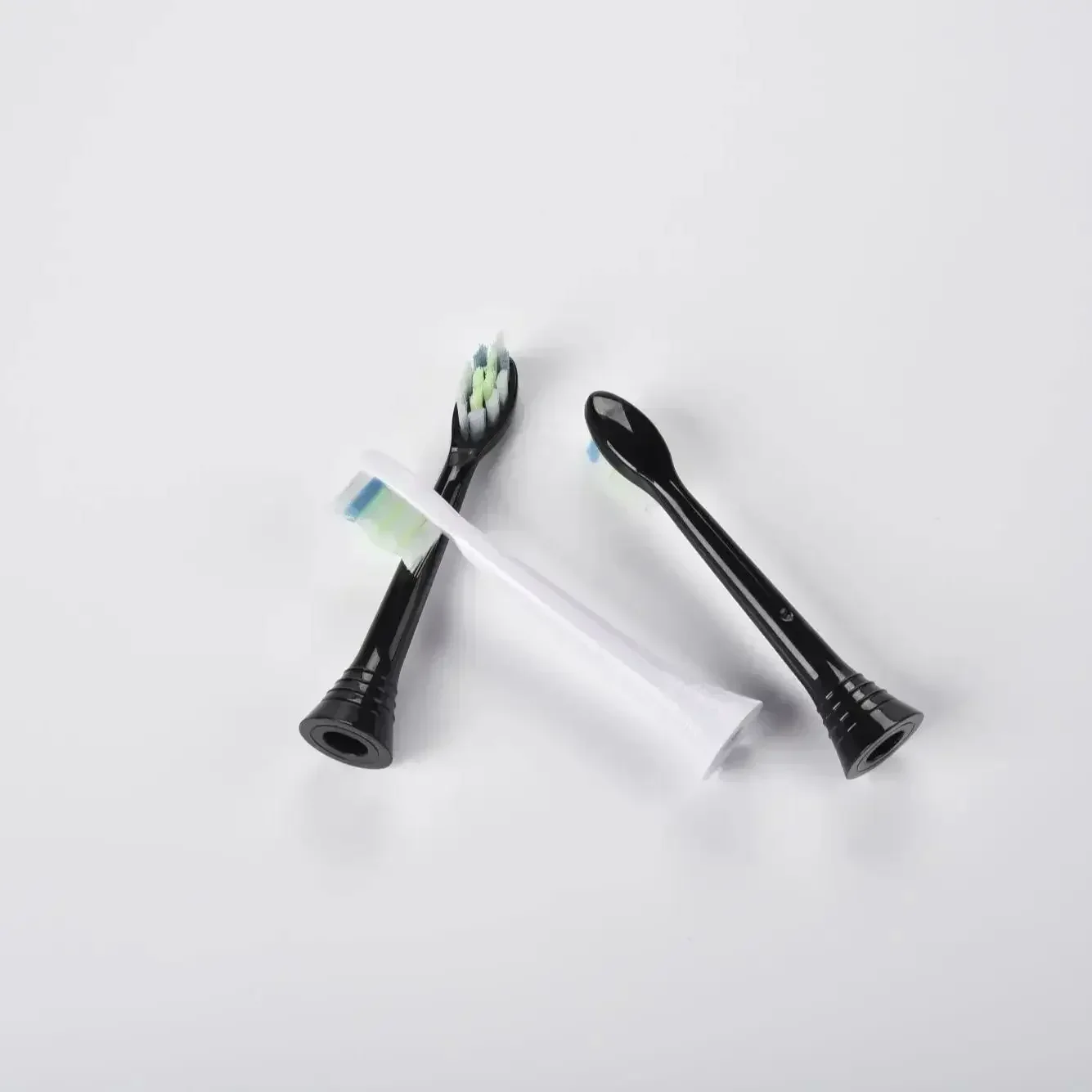 필립스 소닉케어 교체용 전동 칫솔 헤드, 성인용 고밀도 칫솔모, 검은색 식재, 4 개, 8 개, 12 개, 20 개