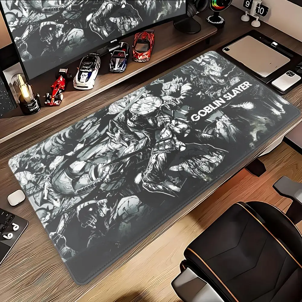 HD HYBXAXC Anime G Goblin Slayer Mousepad Mouse Mat With Pad Gaming Accessories Prime Gaming XXL Keyboard Pad Stitch Padding Mat