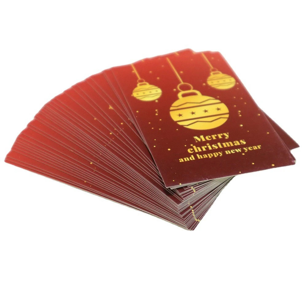 Бизнес-товары Печать визитных карточек Спасибо Рождественская подарочная упаковка X105