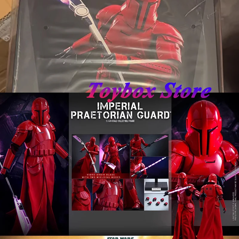 

HOTTOYS 1/6 Scale Red Mandalorian Soldier Star Wars Action Figure - Imperial Guard Full Set Collectible 12 Inch Toy for Fans