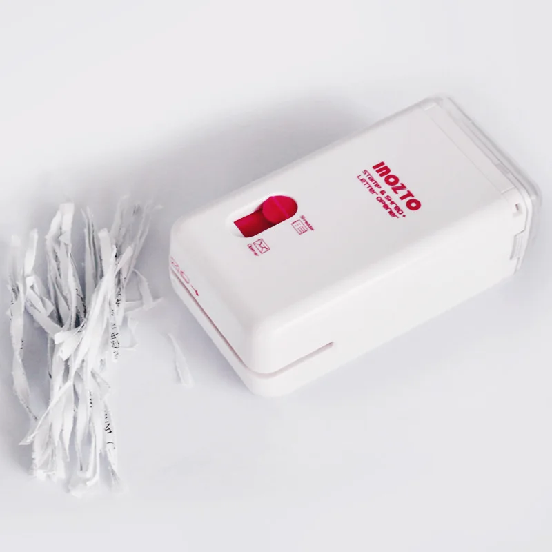 آلة تقطيع كهربائية صغيرة محمولة متعددة الوظائف ثلاثة في واحد، آلة تقطيع منزلية صغيرة، فتاحة حروف، آلة تقطيع مستندات صغيرة #4