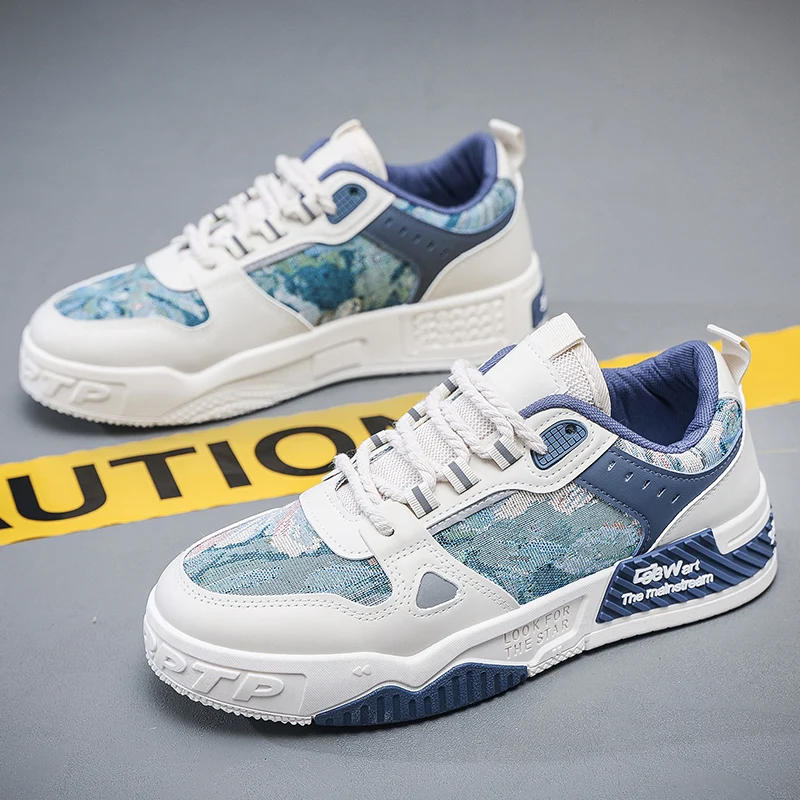 Casual Canvas Men's Shoes Breathable Work Footwear Low Cut Flat Heel Fashionable Footwear for Summer And Autumn Workplaces