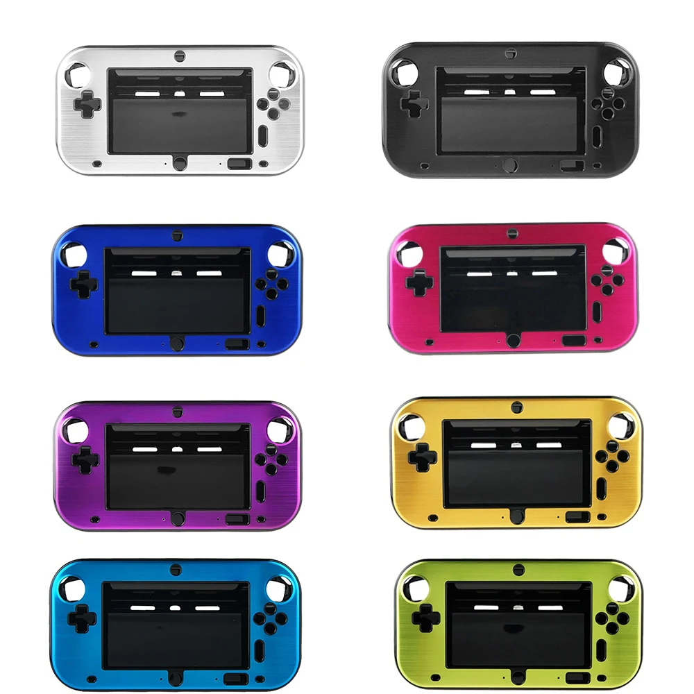 

OSTENT Anti-shock Hard Aluminum Metal Box Cover Case Shell for Nintendo Wii U Gamepad Controller Housing Shell Accessories