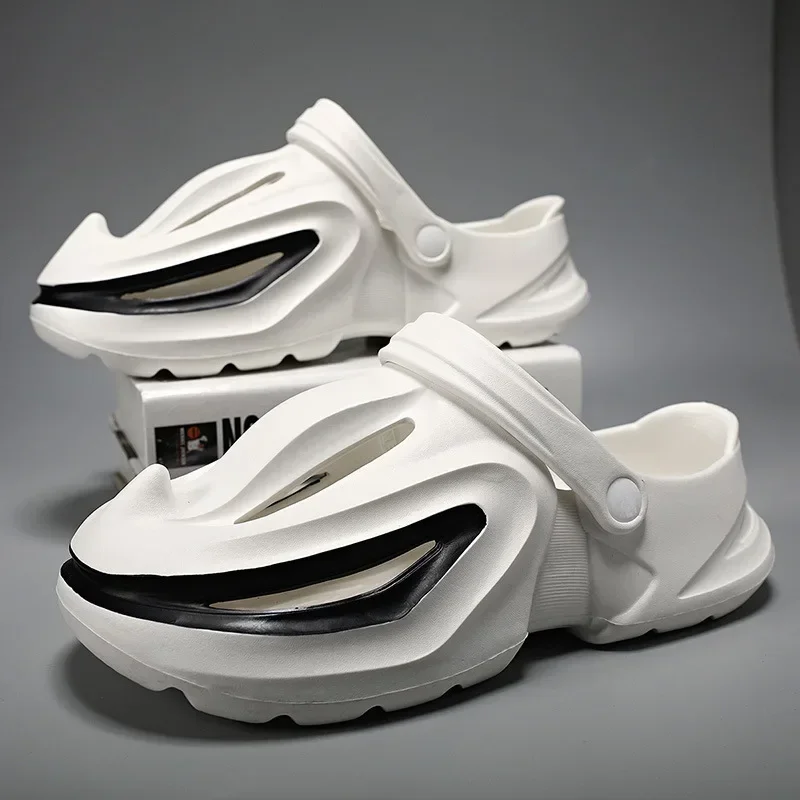 

Evshine Fashion Shark Sandals For men Cool Platform Shark Slippers Summer 2024 Men Casual