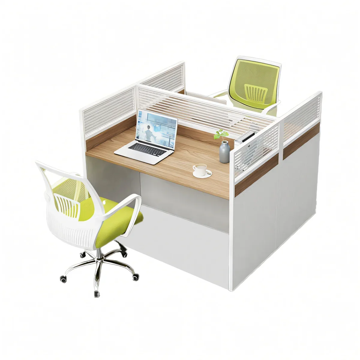 Office Cubicle Workstation Multi Seat Desk System For Commercial Office Project Custom Manufacturer