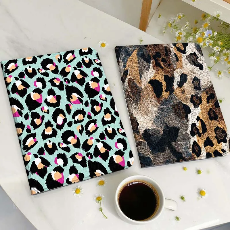 

Cartoon leopard print art Tablet Case For Samsung Galaxy Tab A A7 A8 A9 A11 S6 S11 Lite Plus 10.1 10.4 10.5 Inch 2022 2025