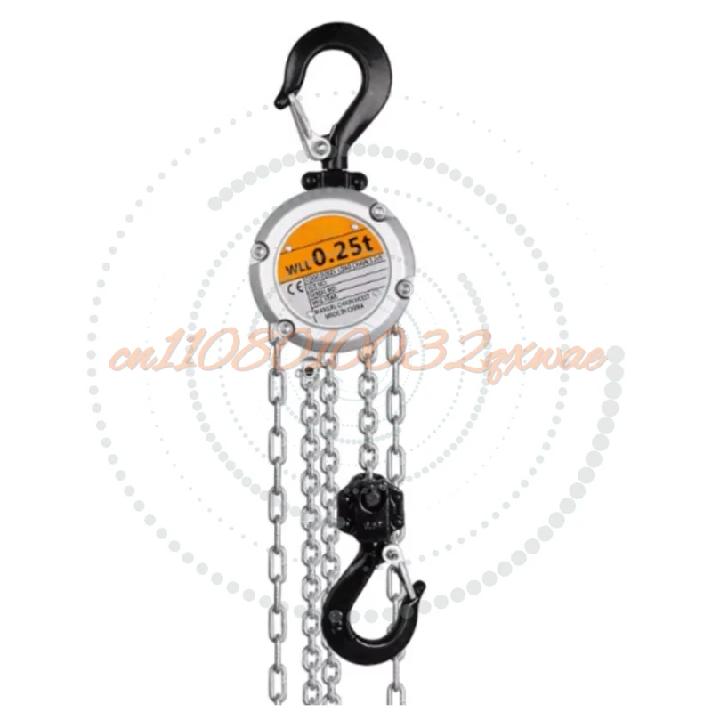 Mini Hand Chain Hoist Hook Mount 0.25/0.5 Ton Capacity 3 Meter Lift Portable Manual Lever Block Lifting NEW
