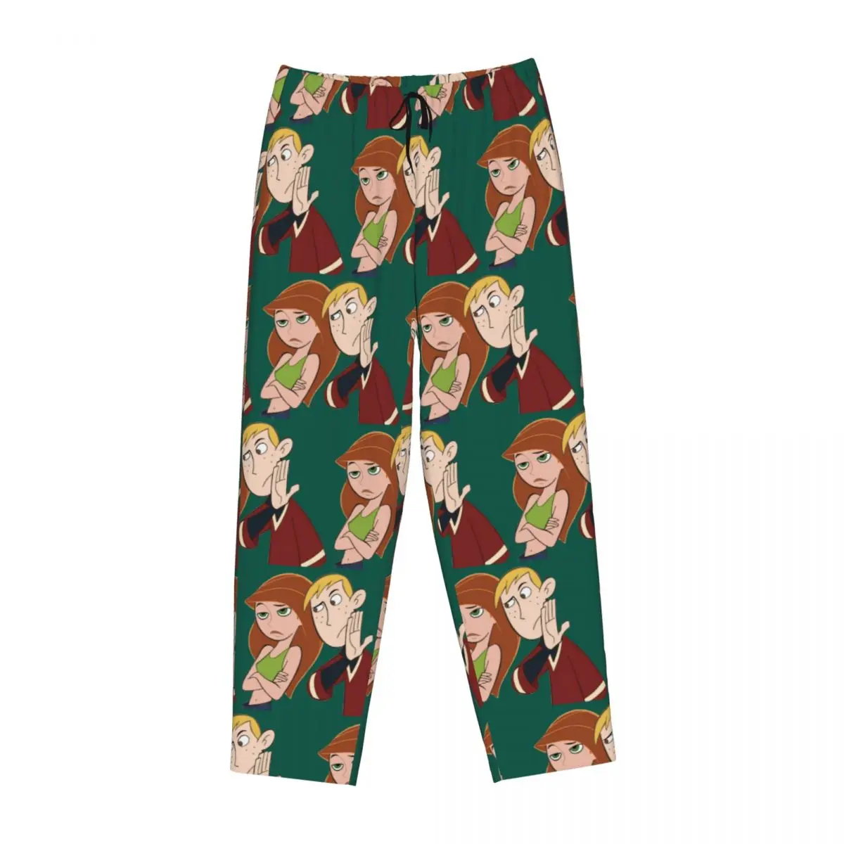 

Женские пижамные штаны Kim Possible на заказ, одежда для сна с карманами для сна и отдыха