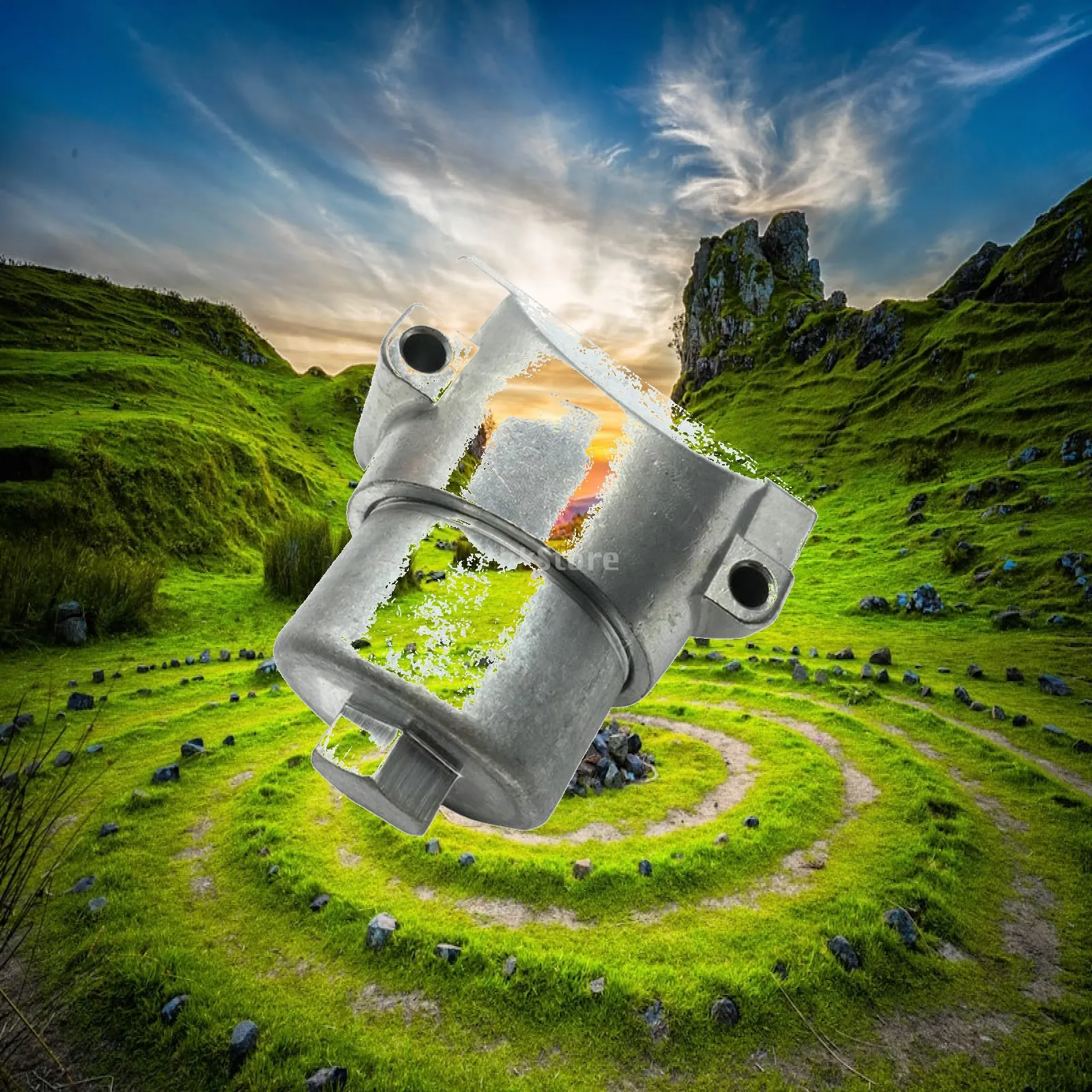 Excavator Pilot Element Metal Hydraulic Strainer Housing for SK230-6E Compatible Digger Filter Assembly Replacement Part