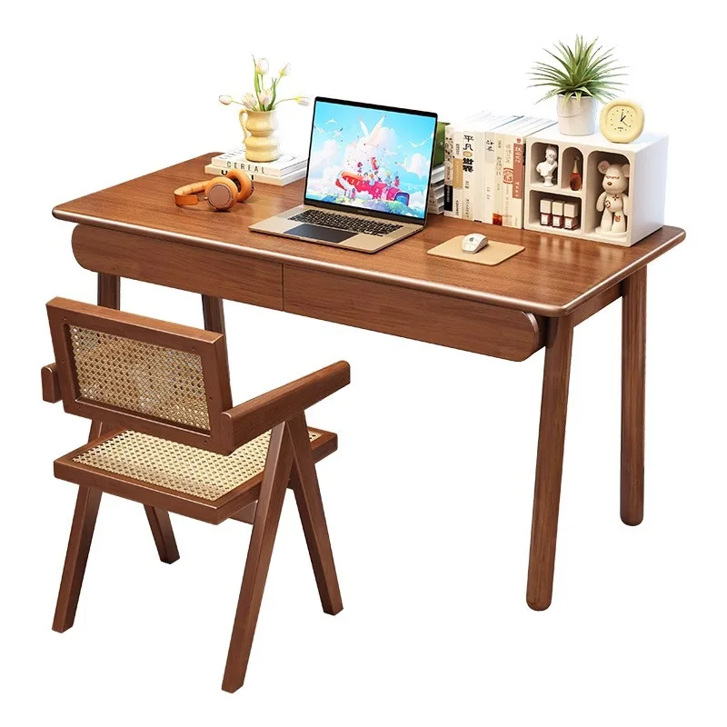 Solid woodModern simple Nordic computer  Household small apartment Student learning writing  Bedroom