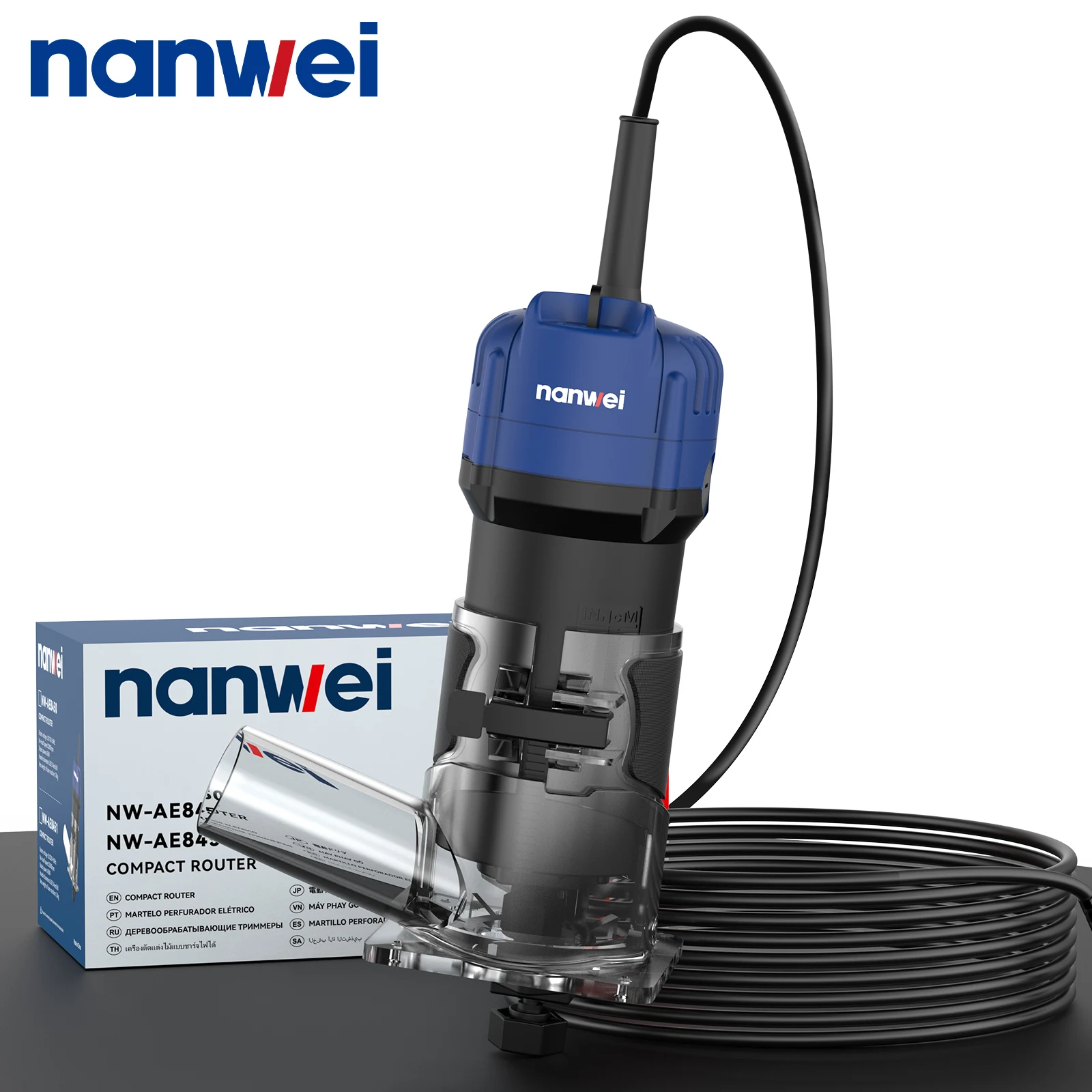 

Nanwei Electric Woodworking Specialised Trimmer Hole Cutting & Grooving Multi-Functional Domestic AC Engraving Machine