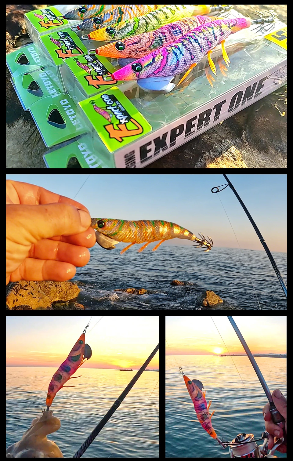 LETOYO EXPERT ONE 3.5# Leuchtender Tintenfisch-Köder, Künstlicher Sepiaköder, Oktopus-Angelköder für Meeresfischerei – Detail 6