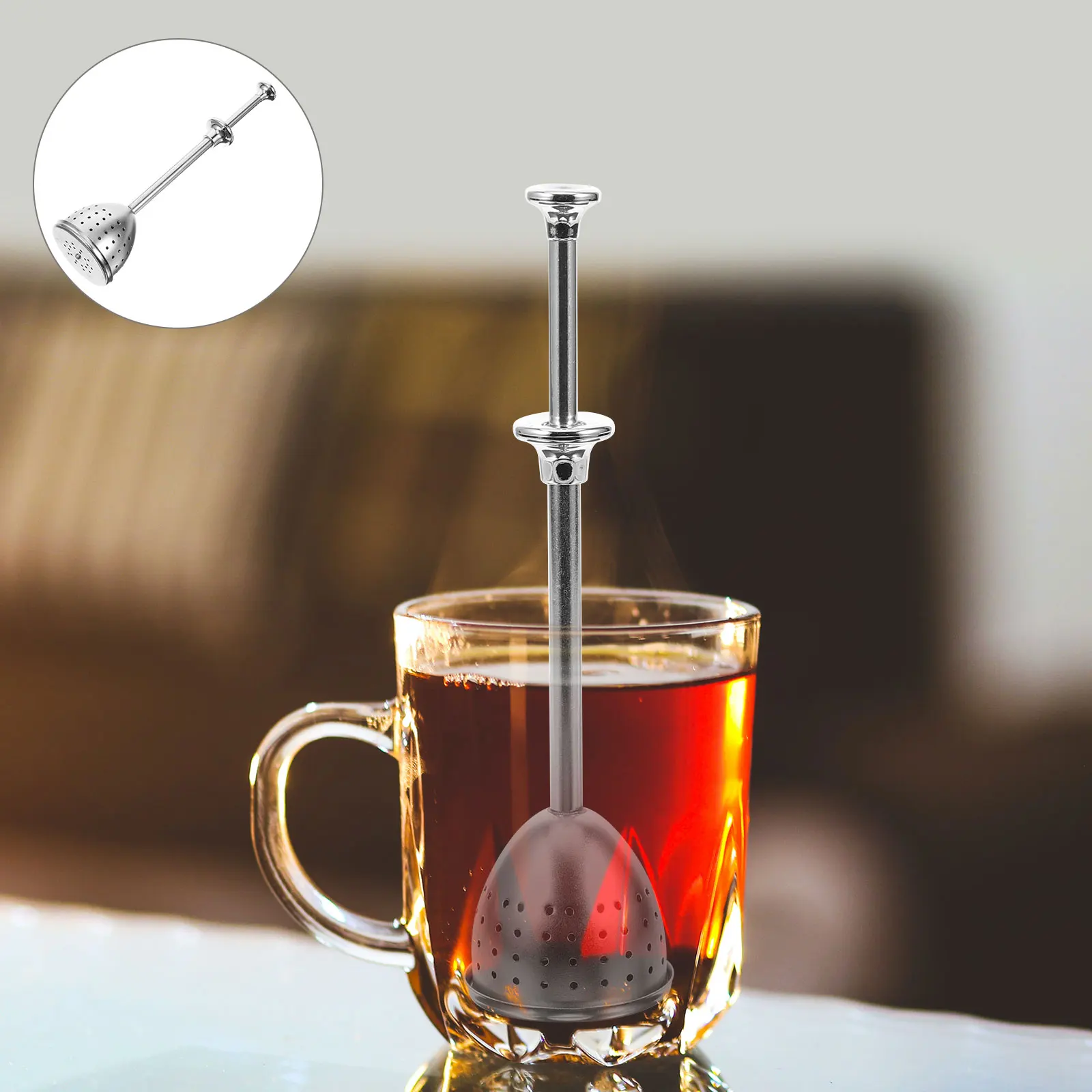 

Stainless Steel Tea Ball Filter Strainer Mesh Strainers Infuser Loose Steeper for Teapot