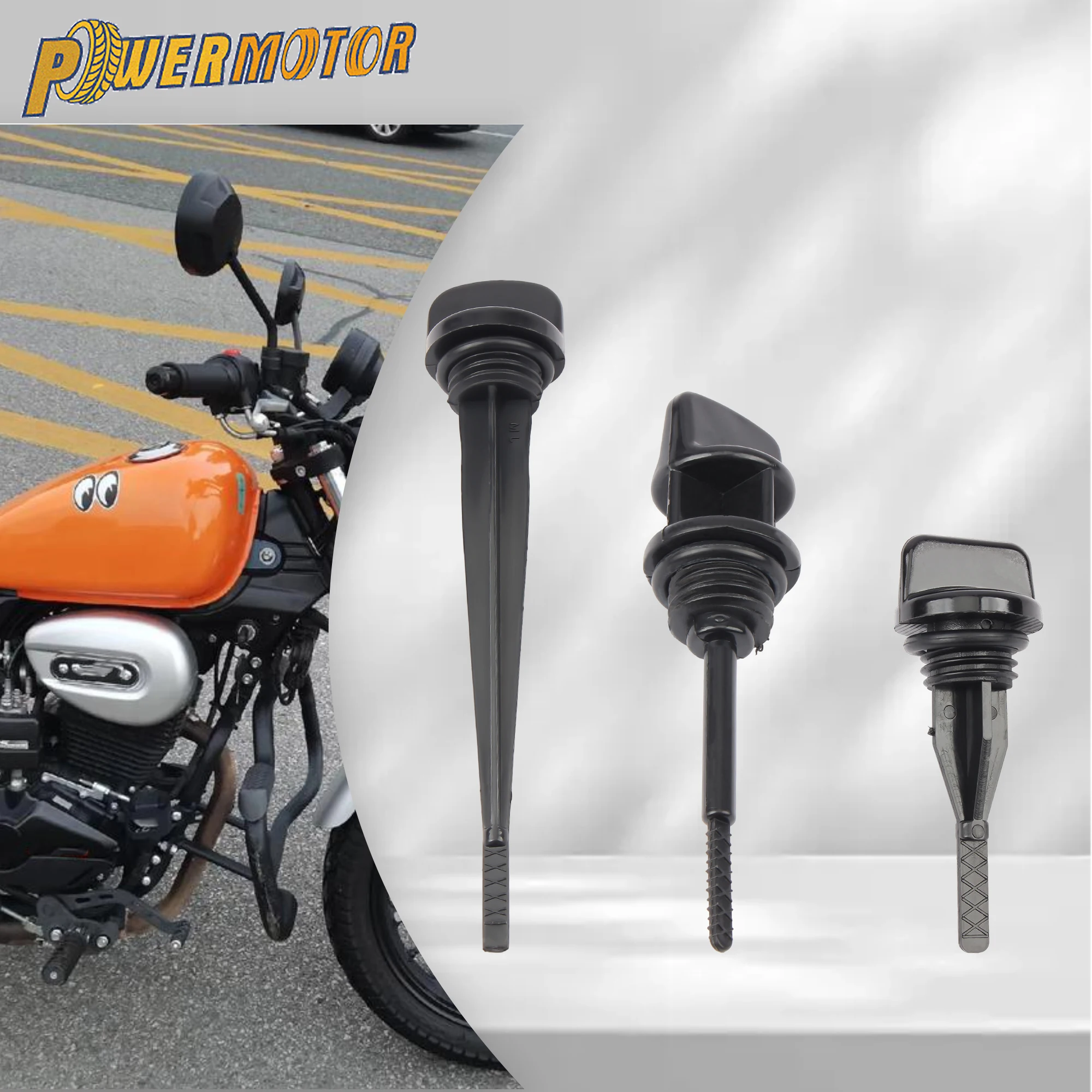 

For GY6 Honda CG125 JH70 Motorcycle 80mm 110mm 145mm Oil Dipstick with Washer 50cc 70cc 90cc 110cc 125cc Motorbike Cafe Racer