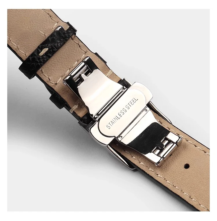 16 мм, 18 мм, 20 мм, нержавеющая сталь 316l, пряжка для часов, складная застежка для мужских часов Jaeger-lecou Master, пряжка-бабочка, серебро, золото