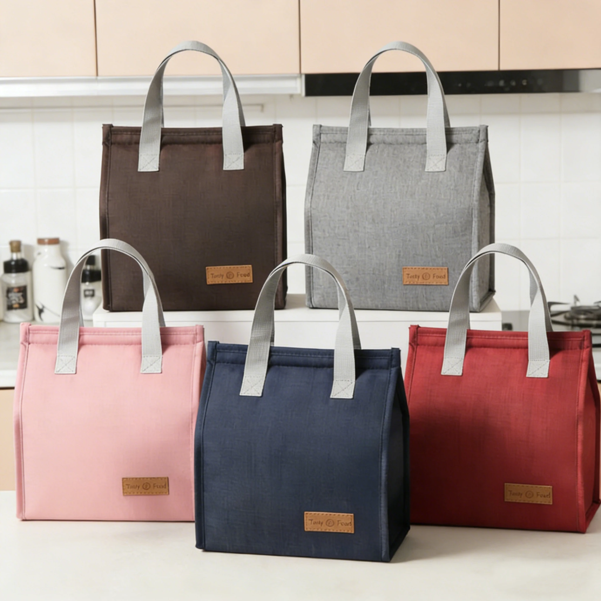 Large Capacity Insulated Lunch - Tote Bag Sublimation 评论和价格