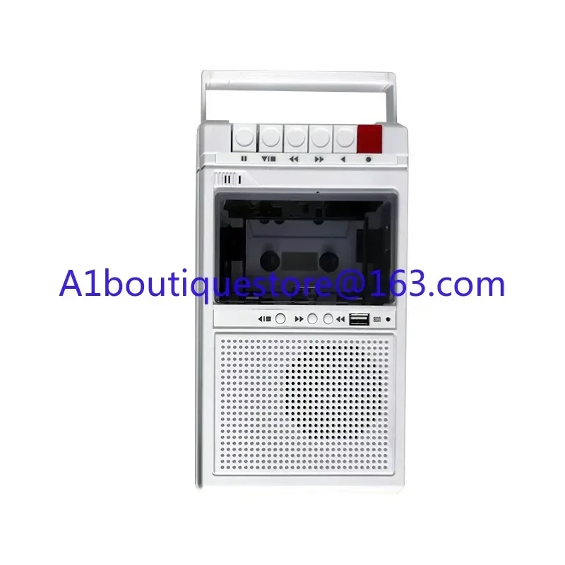 Portable retro external recorder, tape player, bluetooth TF card, U disk player, transcription cassette machine, repeater