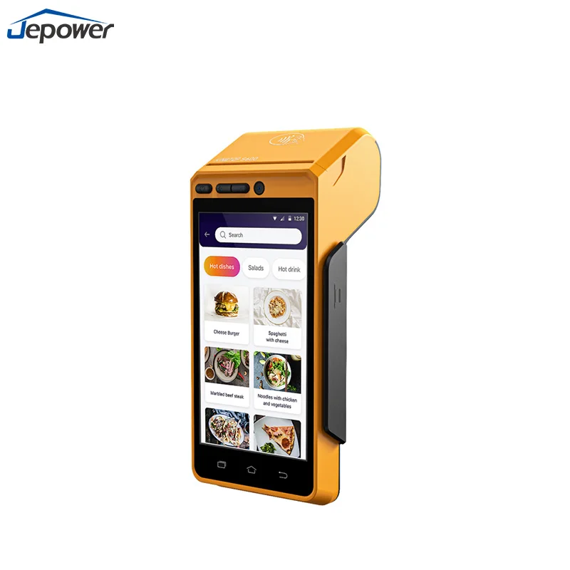 S600 POS Machine 5.5 Inch Android 12 NFC Wi-Fi Bluetooth USB 2GB RAM 16GB ROM Thermal Printer NFC Card Reader SDK Mobile POS