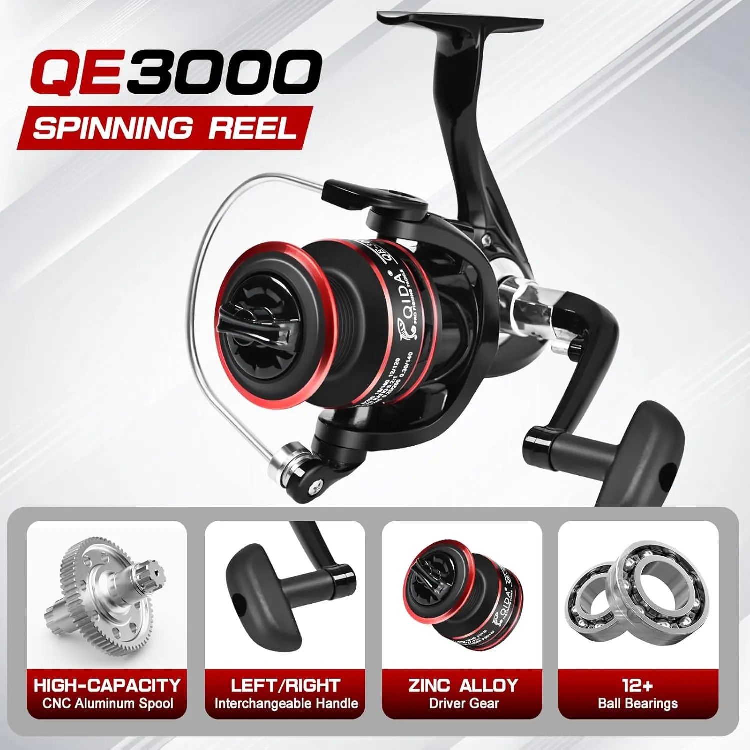 مجموعة صنارة صيد السمك من ألياف الكربون تلسكوبية بطول 6.89 قدم مع ملحقات، مجموعة محمولة للصيادين