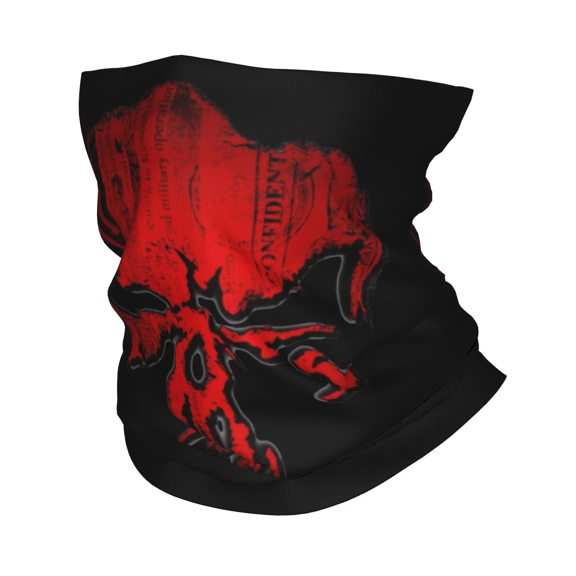 

Red Skull Punishers Bandana Neck Cover Magic Scarf Multi-use Headwear Outdoor Sports for Men Women Adult Winter