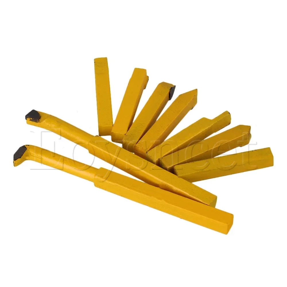 

9 x Yellow Iron Lathe Turnning Tool w/YW1 Alloy Tool Bit 8x8mm Shank
