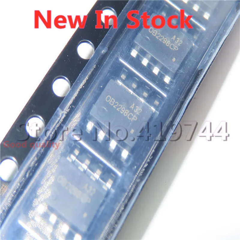 5PCS/LOT OB2298CP SOP8 OB2298 Power Management Chip SOP-8 In Stock NEW original IC