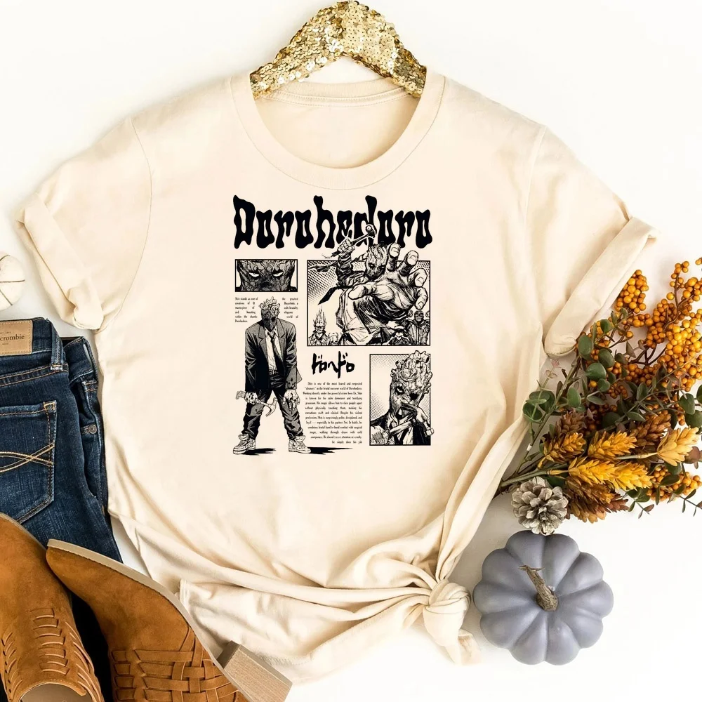 Dorohedoro t shirt femme japanese alternative  gothic Retro tshirt streetwear grunge clearance sales kawaii dollette