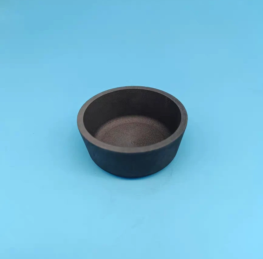 45 * 19 Graphite Crucible Vacuum Coating Machine Accessories, Opening Outer Diameter 45mm, Height 19mm, Wall Thickness 3mm