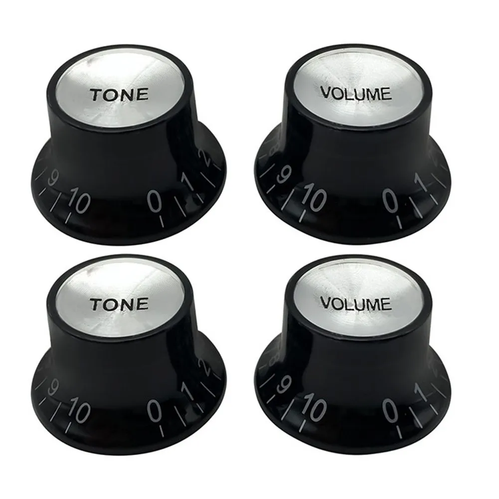 

Electric Guitar Volume Knob 2 Volume&2 Tone Top Cap For Gibson EPI LP ST Guitars Volume Control Knobs Musical Instruments Parts