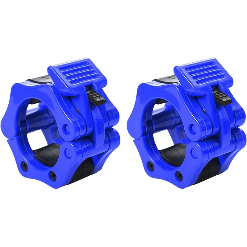 2026 Quick Release Pair of Plastic Barbell Clamps Locking Non-Slip Weightlifting Collars Power Lifting Training Essential Equipm
