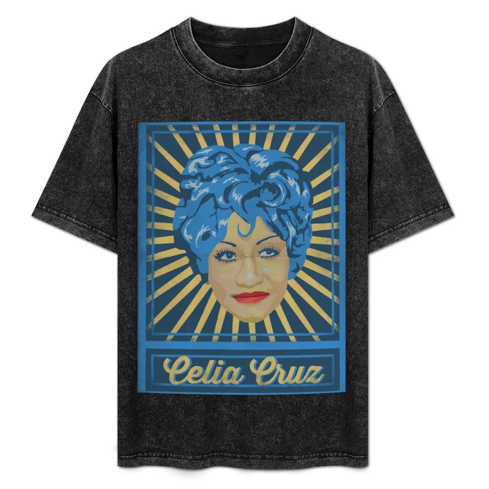 Celia Cruz Poster T-Shirt graphic shirts plus sizes t shirt for men