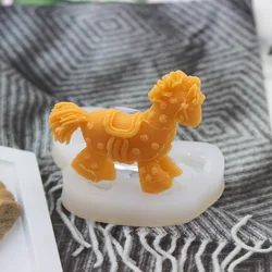 3D Trojan Horse Shape Soap Molds Aromatherapy Mold Handmade Tools for Perfume Soap Resin Craft Soap Molds for Soap Making