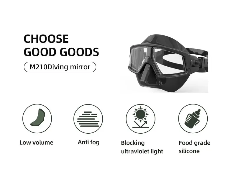Professionelles Tauchmasken-Set für Erwachsene – HD-Antibeschlag-Linse, UV-Schutz, verstellbare Schnorchel- und Schwimmbrille für Taucher – Detail 2