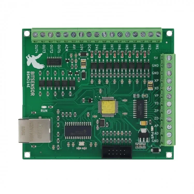 4-Axis Ethernet Motion Mach3 Breakout CNC Controller Board for Industrial CNC Milling Machine Engraver Ethernet Motion Card